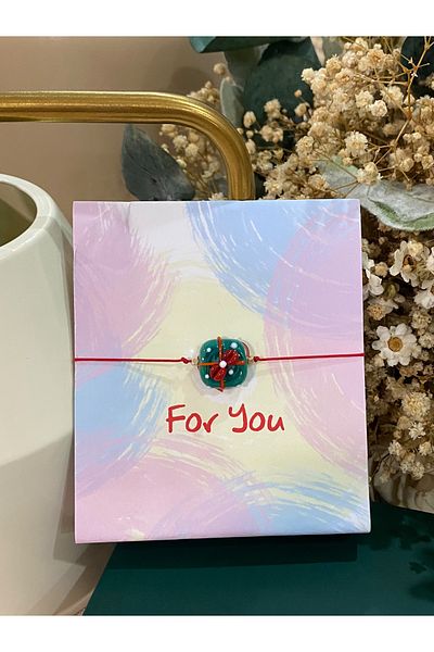 FAYRA ACCESSORIES Green Christmas Gift Box Glass Murano Bracelet New Year Themed Christmas Bracelet