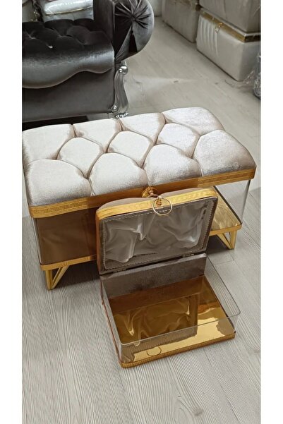 elvarthome Pleksi Çeyiz Sandık Gelin Bohçası Sandık Pleksi Kutu 2 li