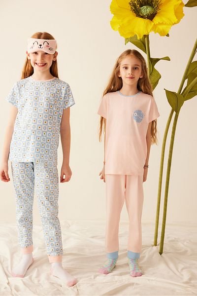 Penti Girl's Flower Power 2-Piece Pajama Set