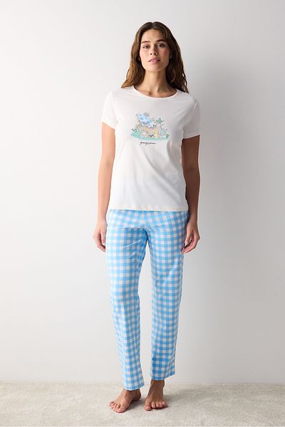 Penti Multicolored Pants and Pajama Set for Picnic