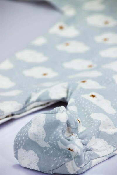 Boumini Gray Rainy Baby Romper - Airtight with Booties