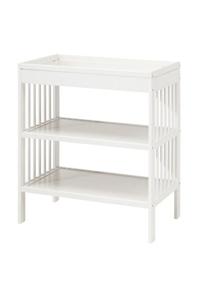 IKEA Gulliver Alt Değiştirme Masası Beyaz, 82x54x93 Cm