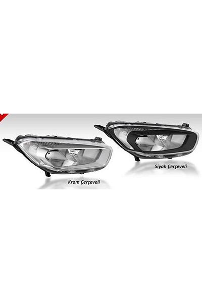 AYFAR Ford Transit Courier (2018 ›) Headlight Left with Black Frame with Engine Jt7613W030Ad