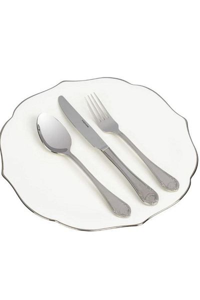 Mikasa Moor Bianca Mirror 90 Piece Fork Spoon Knife Set P050397111