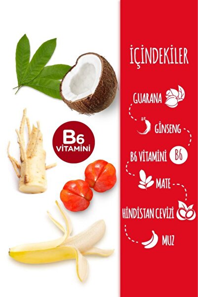 Genel Markalar Energy Ginseng Shot 12'li Paket Enerji Desteği Bitki Bazlı Içecek 60 ml