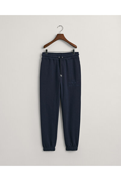 Gant Kadın Lacivert Regular Fit Logolu Eşofman Altı