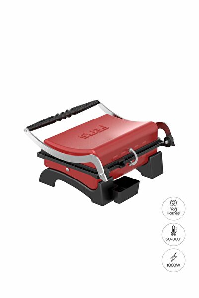 FERİS Feris Döküm Tost Makinesi Kırmızı