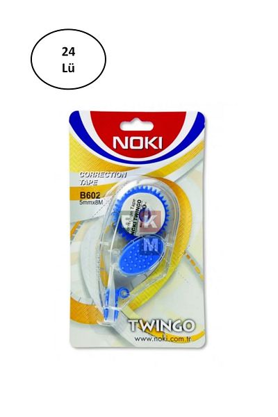 Noki شريط ممحاة Twingo 5mm.x8m - عبوة من 24 قطعة B661A