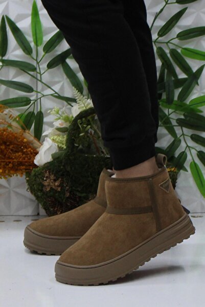 Kinetix Saro Brown Comfortable Original Product Short Women's Boots with Faux Fur Inside