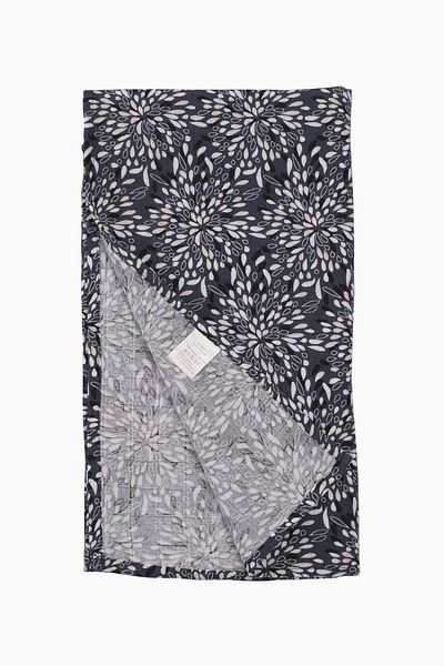 Boumini Muslin Cover 120x120 Cm Muslin Marbled Navy Blue