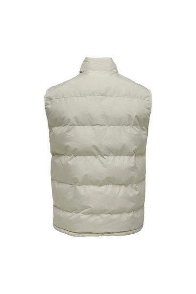 Only & Sons Vestă gonflabilă matlasată Onsjake Relaxed Fit cu buzunare de închidere cu fermoar VESTĂ pentru bărbați 22024229