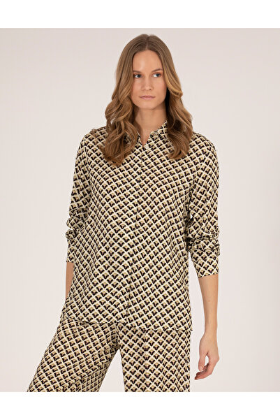 Pierre Cardin Μαύρο Μακρυμάνικο Πουκάμισο με Σχέδιο σε Κανονική Γραμμή 502659...