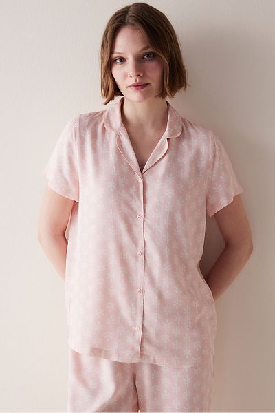 Penti Josie Print Pink Shirt Pajama Set