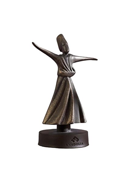 Anadolia Semazen Heykel Kaideli Siyah