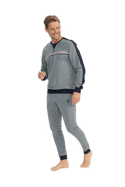 U.S. Polo Assn. Ανδρικά ρούχα Anthracite Melange Home