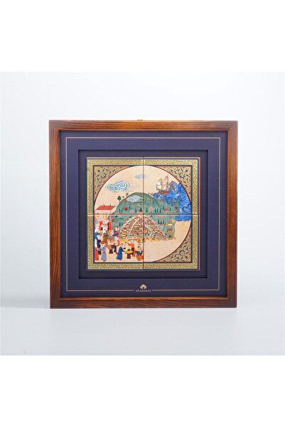 Anadolia İstanbul Hayatı Seramik Minyatür Pano