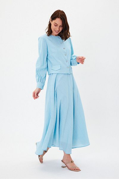 İrva Tesettür Lina Jacket and Top Set