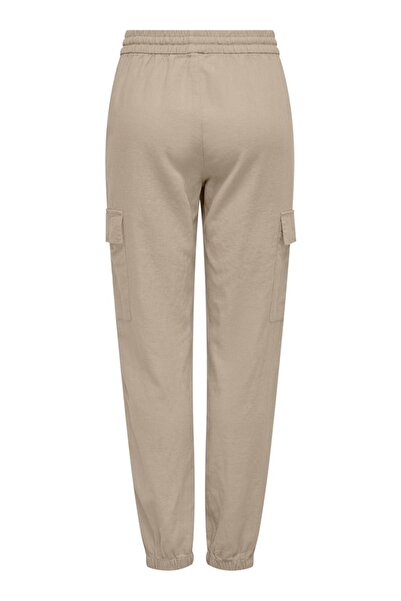 ONLY ONLCARO MW LIN PULL-UP CARGO PNT NOOS15310987 STONE
