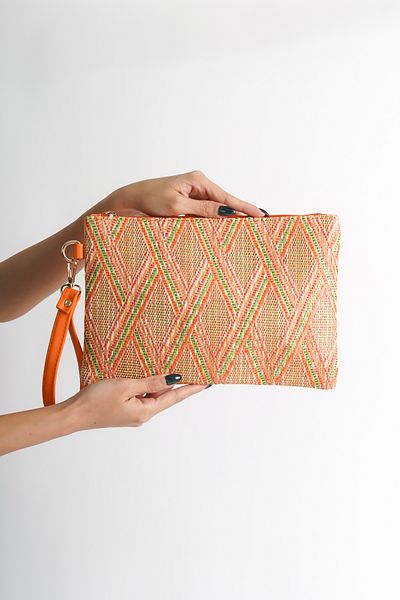 Capone Outfitters Stroh-Clutch Paris für Damen