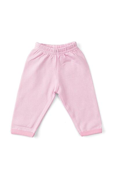 Uygun Bebe 2'li % 100 Pamuklu Prematüre Patiksiz Bebek Pantolonu Pembe