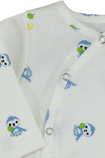 Boumini Baby Booties Jumpsuit Blue Miskin