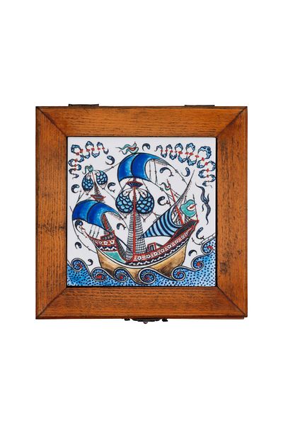 Anadolia Tile Series Kalyon 2 Solid Decorative Box