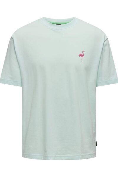 Only & Sons Ανδρικό μπλουζάκι ανοιχτό πράσινο - Onsmervyn Life RLX Summer 22029519