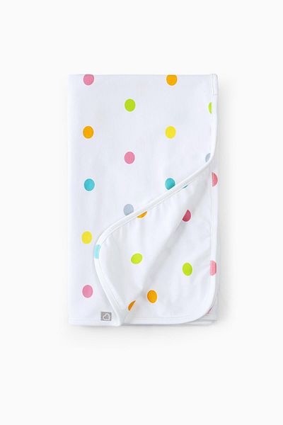 Boumini 80X100 cm Colorful Cotton Double Layer Baby Blanket