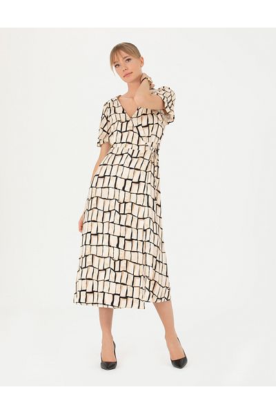 Pierre Cardin Black Regular Fit Woven Dress 50272970 -Vr046