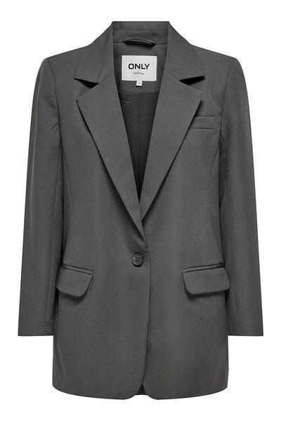 ONLY ONLLANA-BERRY Dark Gray Blazer - L/S OVS, TLR NOOS Model 15245698