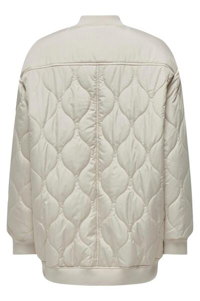 ONLY ONLTINA LONG QUILTED JACKET OTW15300060 BEIGE
