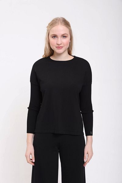 Invee Tunica neagra din tricotaje - INVEE 5879