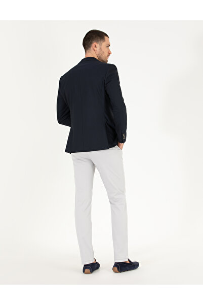 Pierre Cardin Açık Gri Regular Fit Kanvas Pantolon 50268860-VR001