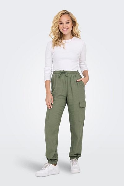 ONLY Petrol Green Onlcaro Mw Lin Pull-Up Cargo Pnt Noos 15310987