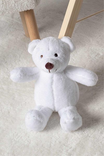 Boumini Toys Cute Plush Teddy Bear White 25 cm