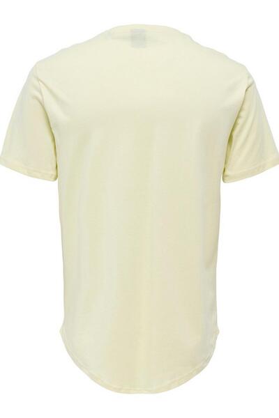 Only & Sons Onsmatt Yellow Longy Ss Tee - Noos