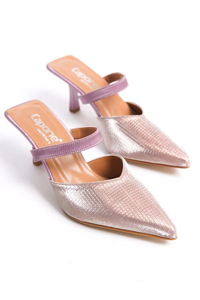 Capone Outfitters Women's Stylish Heeled Slippers