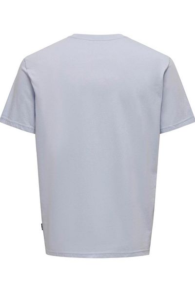 Only & Sons Ανδρικό μπλουζάκι ONSMAX LIFE LOGO SS TEE από οργανικό βαμβάκι