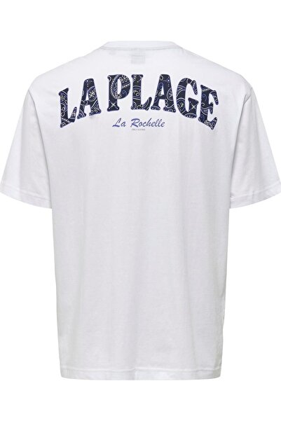 Only & Sons ONSMERVYN LIFE RLX SUMMER SS TEE22029519 P. WHITE