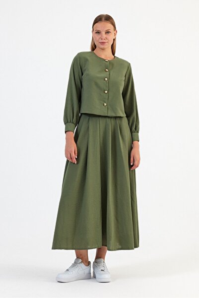 İrva Tesettür طقم سترة وبدلة علوية من دولتشي