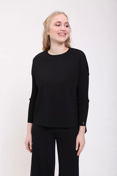 Invee Tunica neagra din tricotaje - INVEE 5879