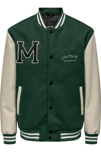 Only & Sons JACĂ ONSJAY VARSITY 23 OTW VERDE