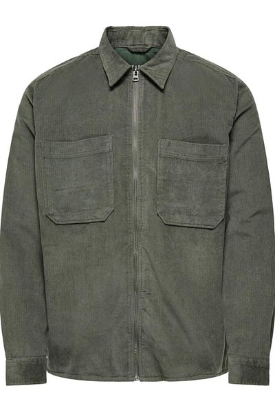 Only & Sons ONSALP 14W RLX - 2 Pack Washd Cord Zip Noos Khaki 22029769