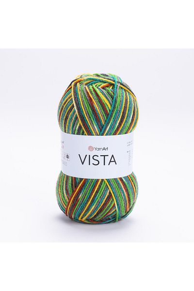 Yarnart Vista - Ebruli Hand Knitting Yarn -5321