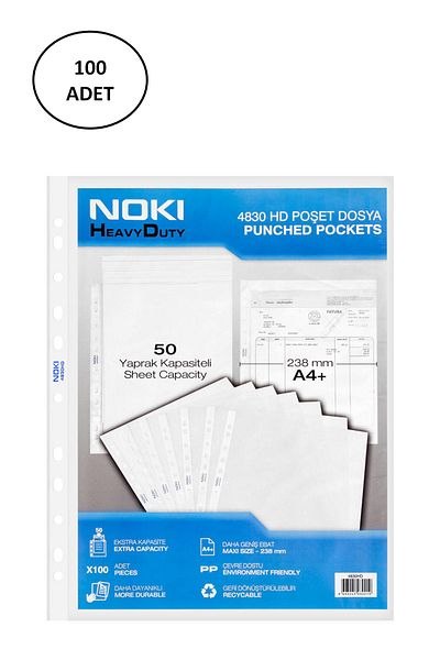 Noki HD Bag File 100 Pieces