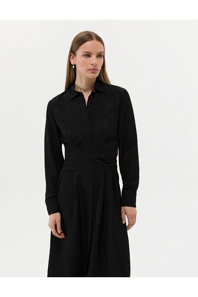 Pierre Cardin Black Long Sleeve Dress 50269308 -Vr046