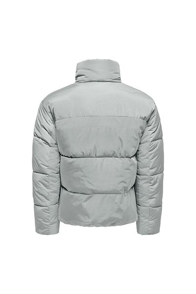 Only & Sons Onseverett Grey Puffer Jacket - Otw Open Design