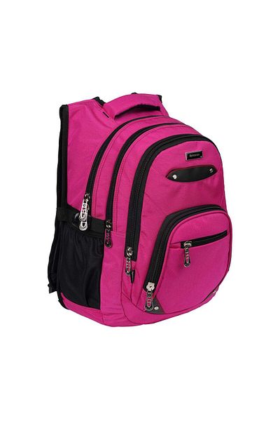 Relaxion Pink 2225 Waterproof Lined Fabric Backpack