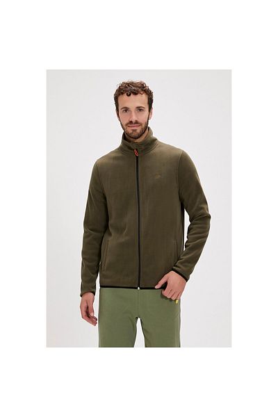 Bad Bear Bowie Full-zip Khaki Zippered Men's Fleece Sweatshirt