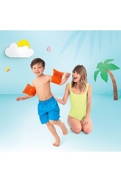 Intex كم البحر الأحمر وحمام السباحة - 23*15 سم (58642)
